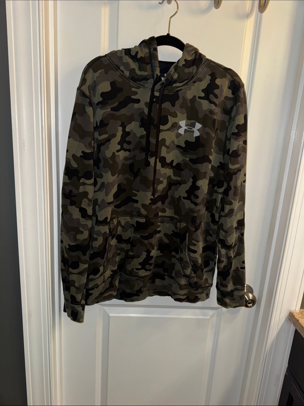 Under Armour Men’s Camouflage Hoodie - Olive Green/Black